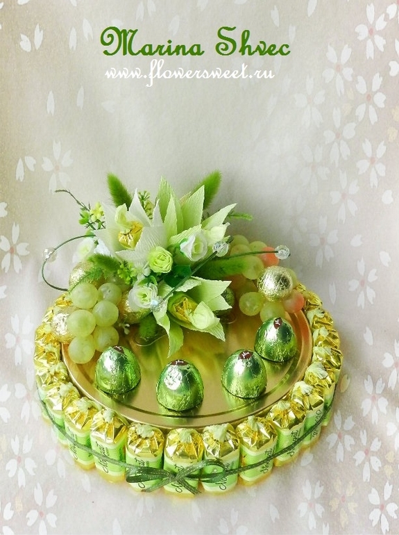 Предлагаю сделать для вас букеты и композиции из конфет =)