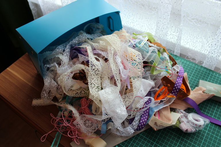 Апгрейд в хранение ленточек/кружев