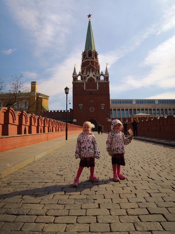 Весенняя прогулка по Московскому Кремлю.