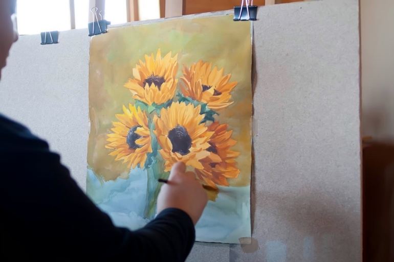 МК по акварели