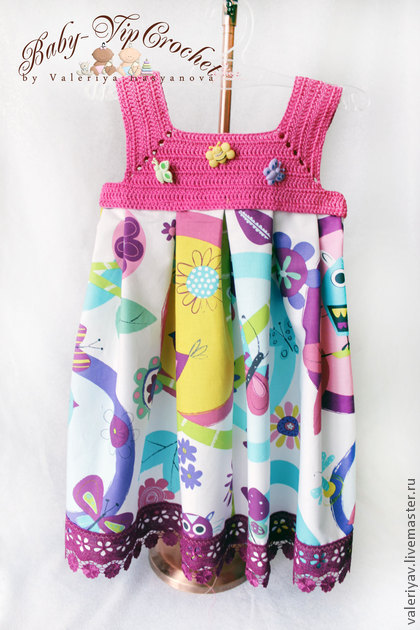 Распродажа платьев для девочек Babyvipcrochet