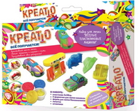 Лепим машинки и играем