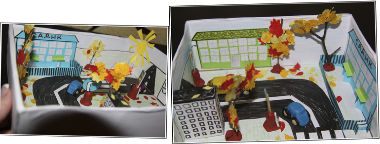 Про поделки в садик.