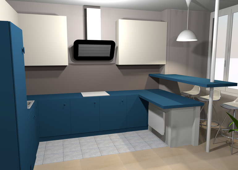 Однокомнатная квартира. Дизайн-проект.