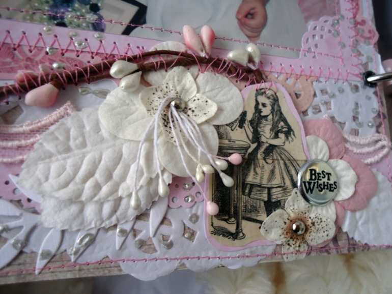 Фотоальбом-книга для пожеланий Алисы...(часть заказа)