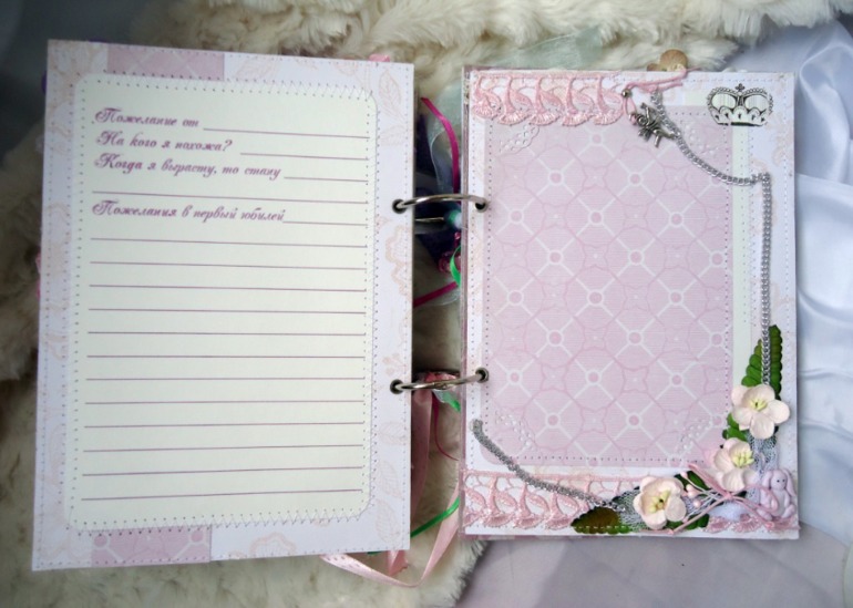 Альбом-книга пожеланий для Евангелины (часть заказа)