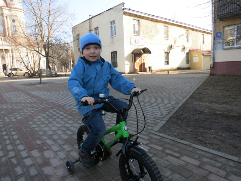 Обкатали новый велик.