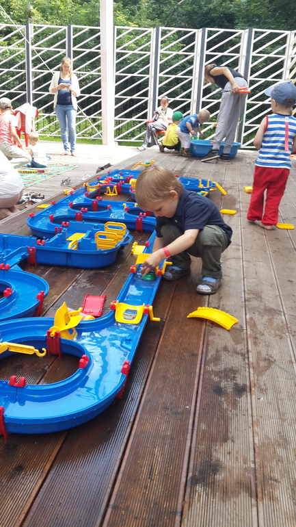 паровозия и аква-садик в парке Фили