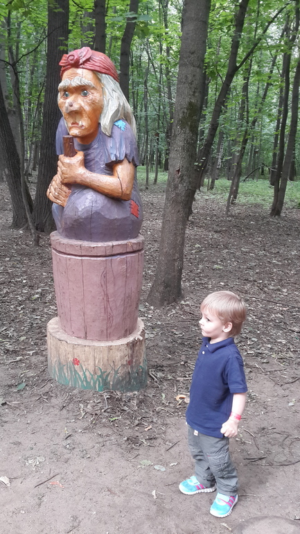 паровозия и аква-садик в парке Фили