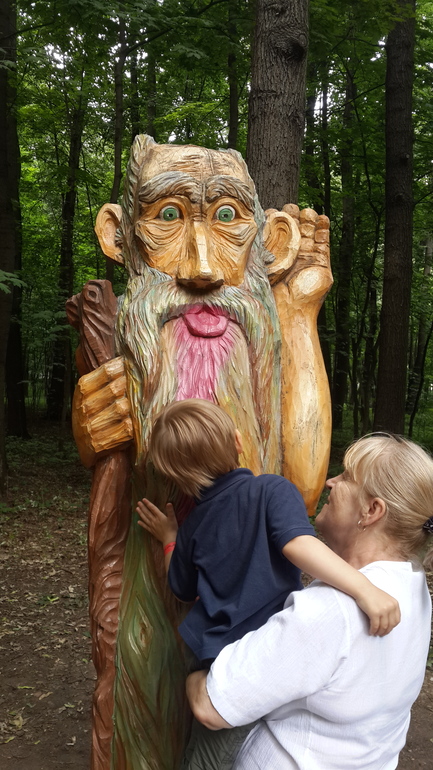 паровозия и аква-садик в парке Фили