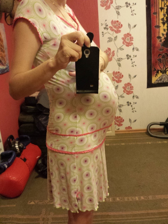 Мой пузень на 26 недельке.