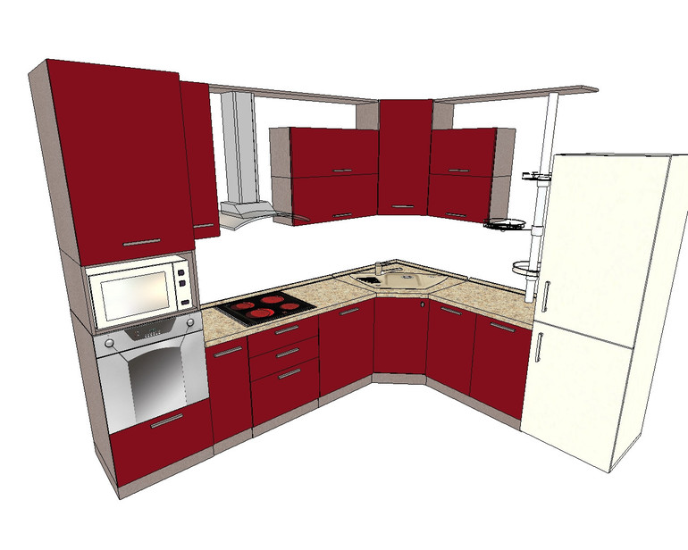 Проекты кухонных гарнитуров. Планировка угловой кухни. Проект кухни угловой 9 кв.м. Компоновка угловой кухни. Проект угловой кухни с холодильником.