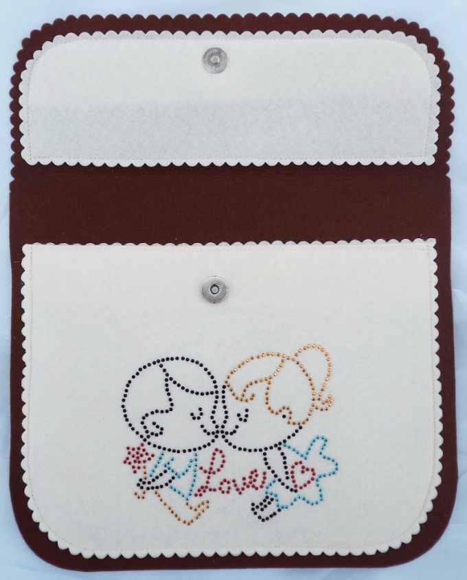 Папка из фетра.