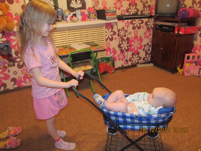 Вырос за год....