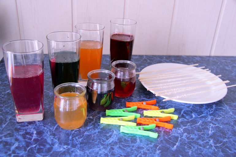 сладкая наука: леденцы-кристаллы