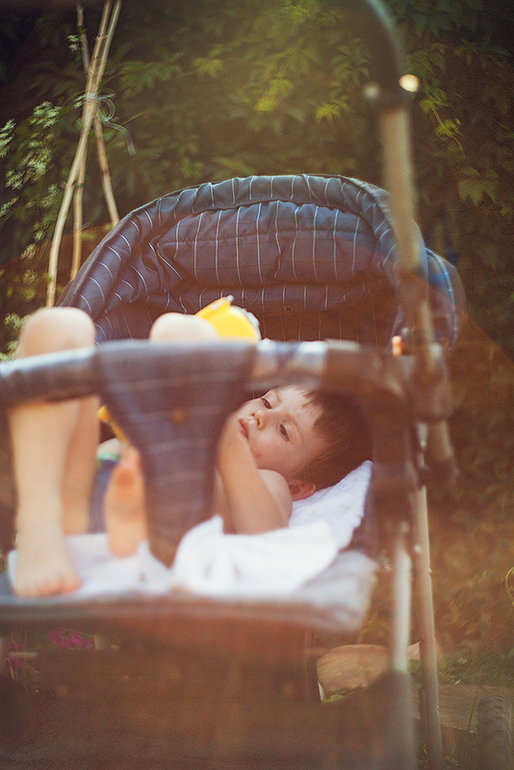 в летнем саду