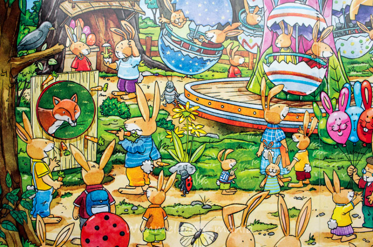 Wimmelbuch-mania. Пасхальные кролики