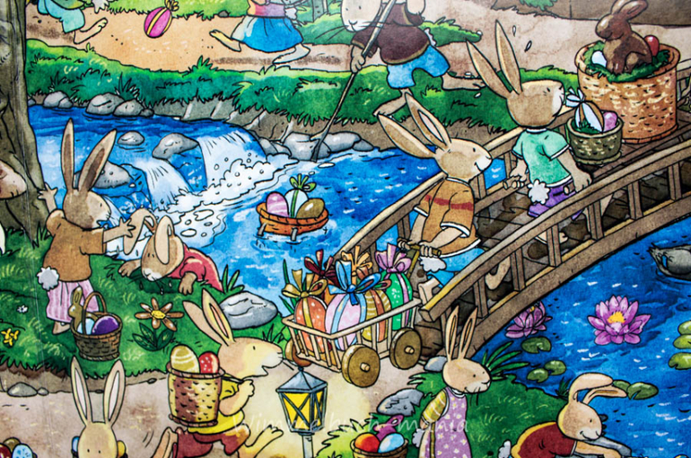 Wimmelbuch-mania. Пасхальные кролики