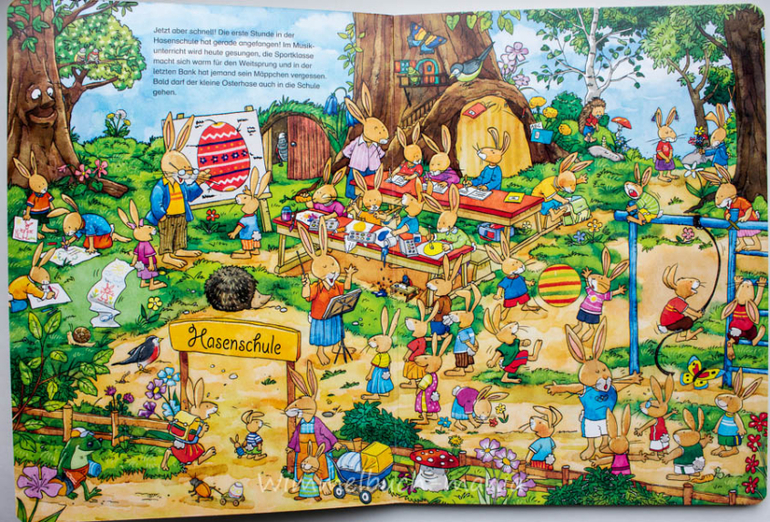 Wimmelbuch-mania. Пасхальные кролики