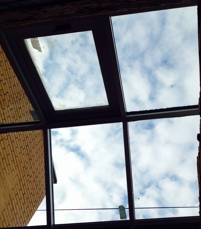 А из нашего окна