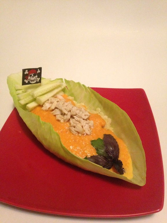 Вегетарианская лодочка:)