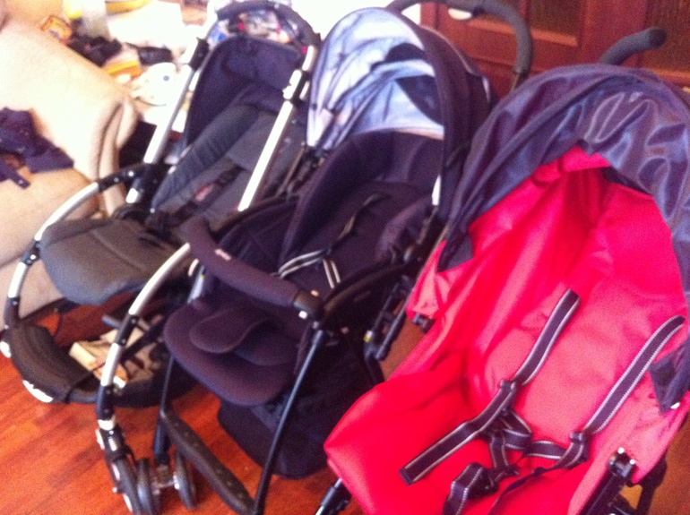 Bugaboo Bee +, Aprica Stick Plus, Aprica Air Ria сравнительные фото