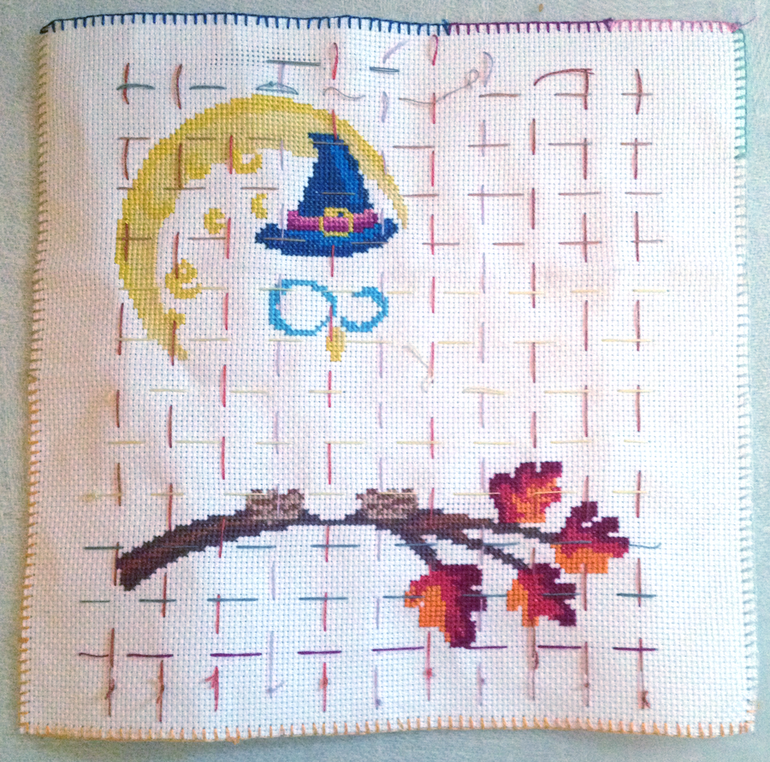 Вышивка к Хэллоуину!!