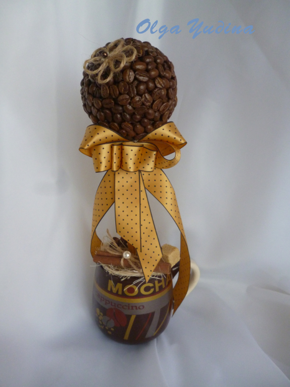 Мои кофейные топиарии,новое и ещё прошлогоднее...