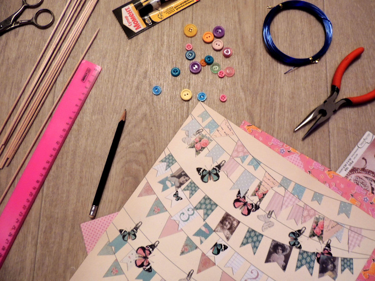 Бумажные вертушки за 15 минут