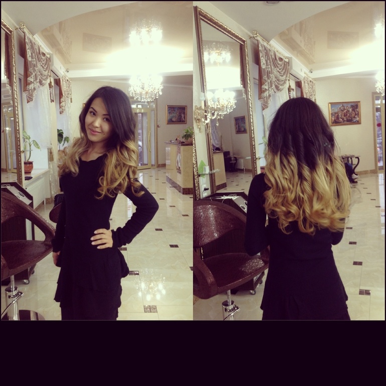 Омбре. Давно хотела. И воть)