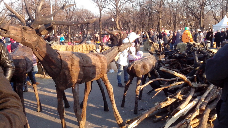 Масленица. Парк Горького