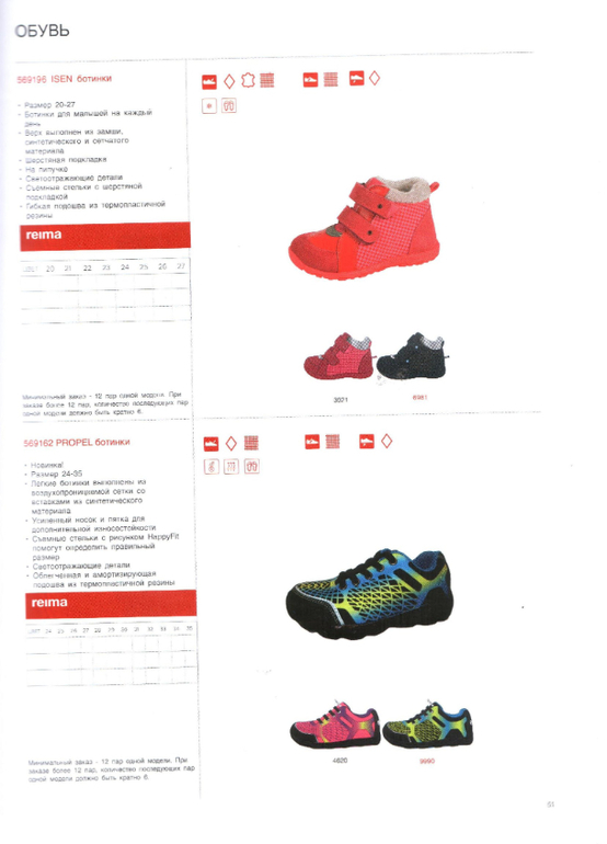 Reima сезон 14/15 свободный склад