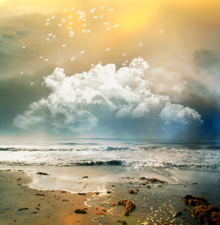 Контрольное задание № 50. Создание романтического коллажа