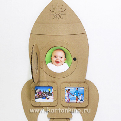 Космические фоторамки из картона (мастер-класс)