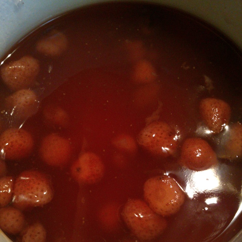 клубничный кисель