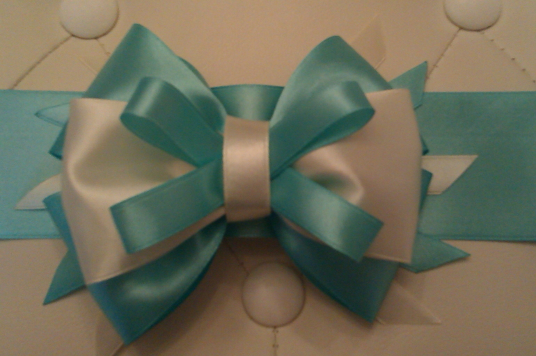 Банты на выписку для новорожденных