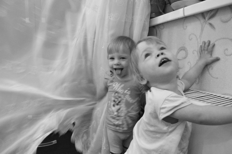 Черно-белые детки)))