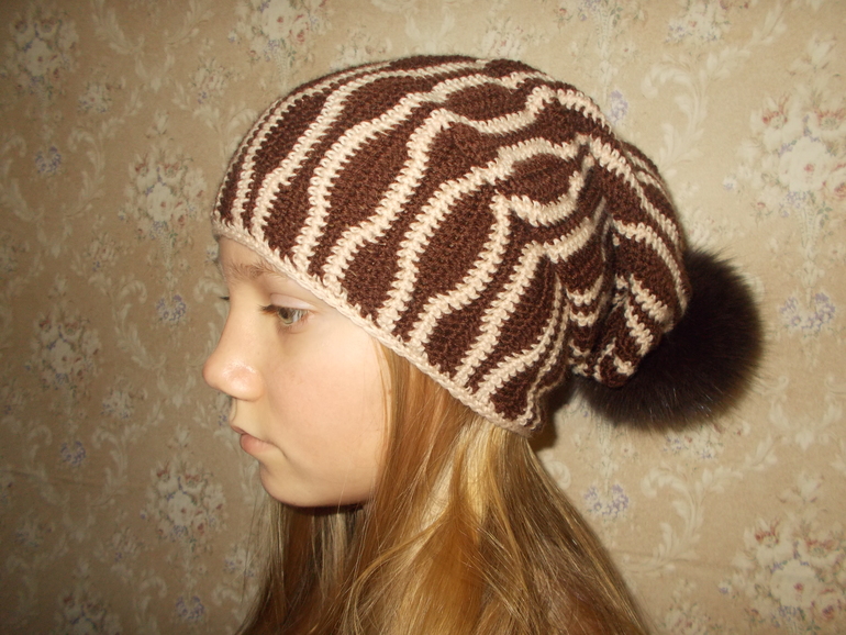 Шапка для сестрёнки)