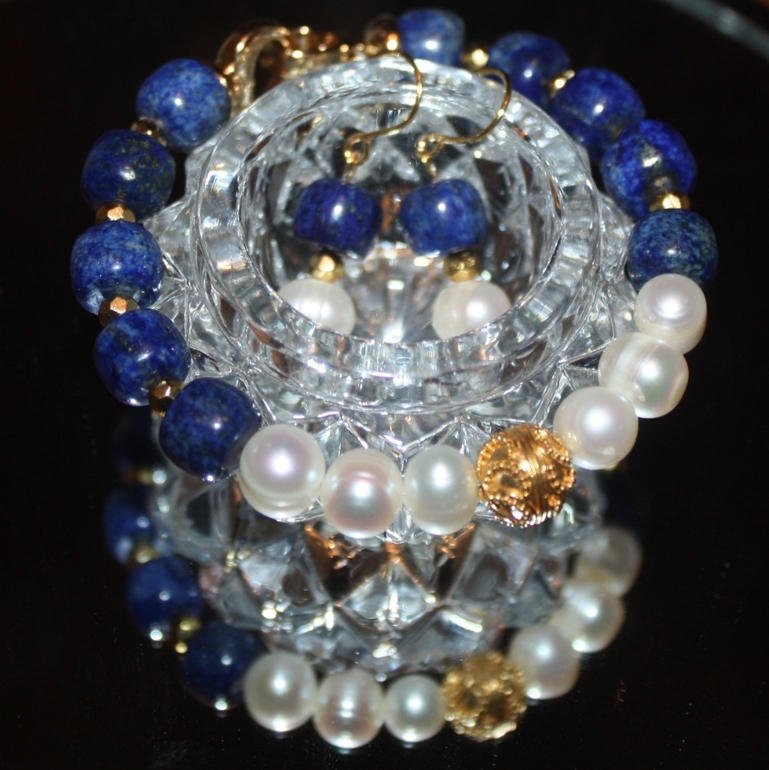 "Подснежник" браслет и серьги