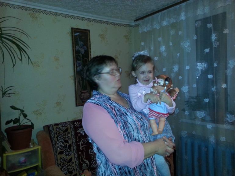 Моей зайке исполнилось четыре :-)