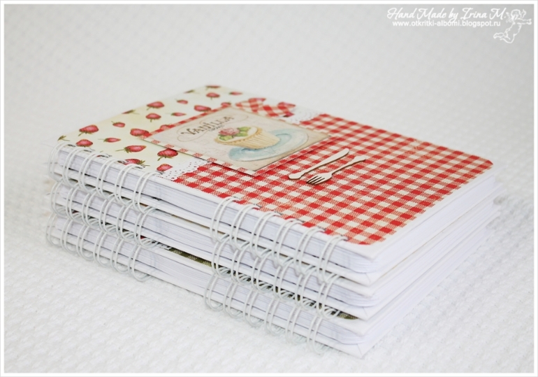 Кулинарные блокноты. В наличии.