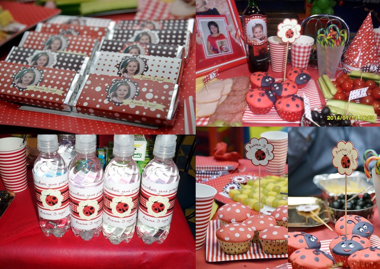 Анечке 3 годика-праздновали 3 дня) или в гостях у божьей коровки)