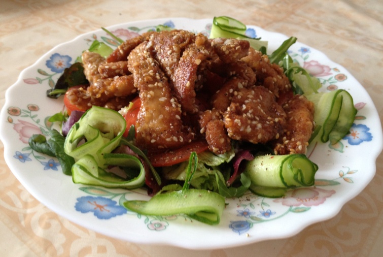 Новый салатик в нашем меню)))