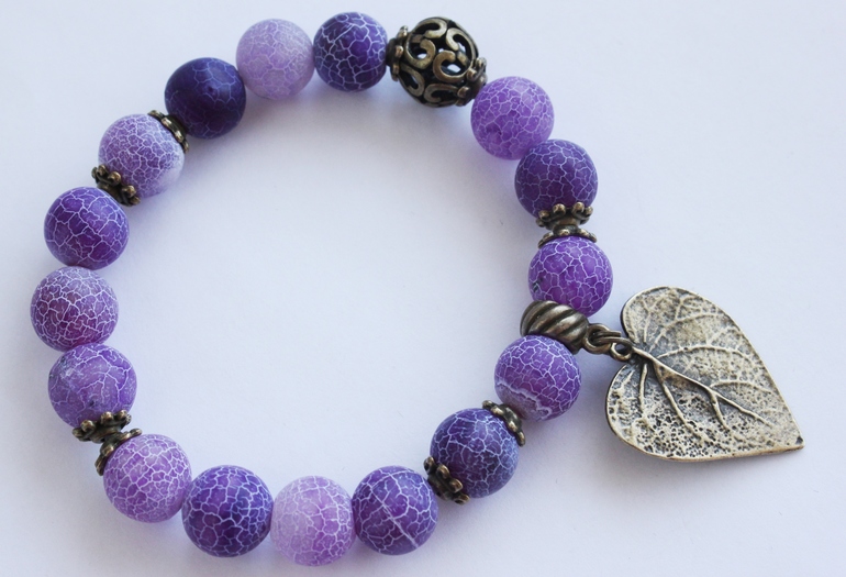 Комплект браслетов "Фиолетовый"