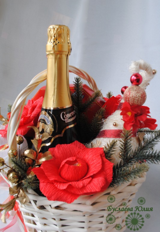 Новогодняя корзина.
