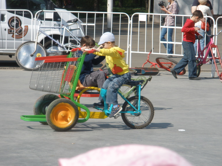 Сокольники, выставка велосипедов.