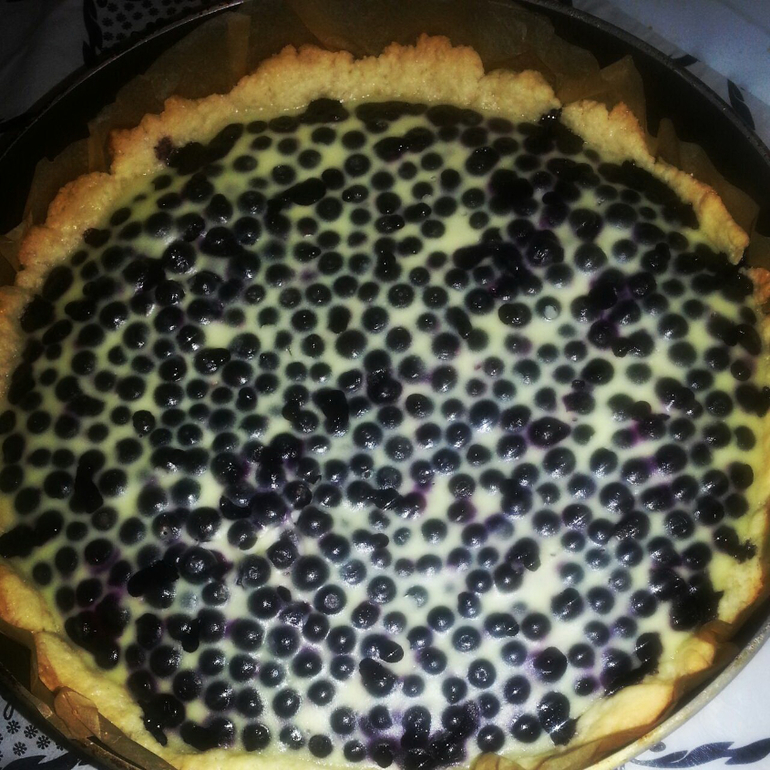 Черничный тарт.