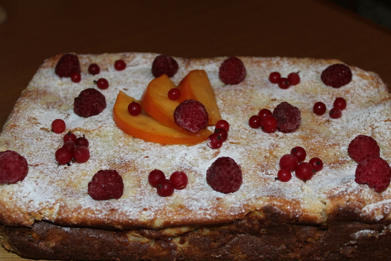 Творожный пирог с зефиром!