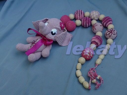 Слингобусы со съемной игрушкой-погремушкой