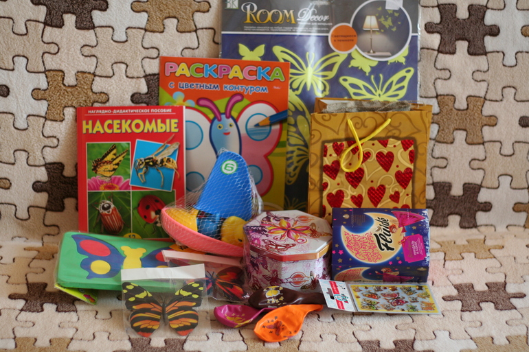 А к нам прилетели бабочки!